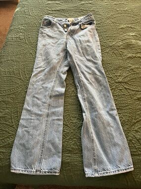 H&M Light Blue Flared Jeans